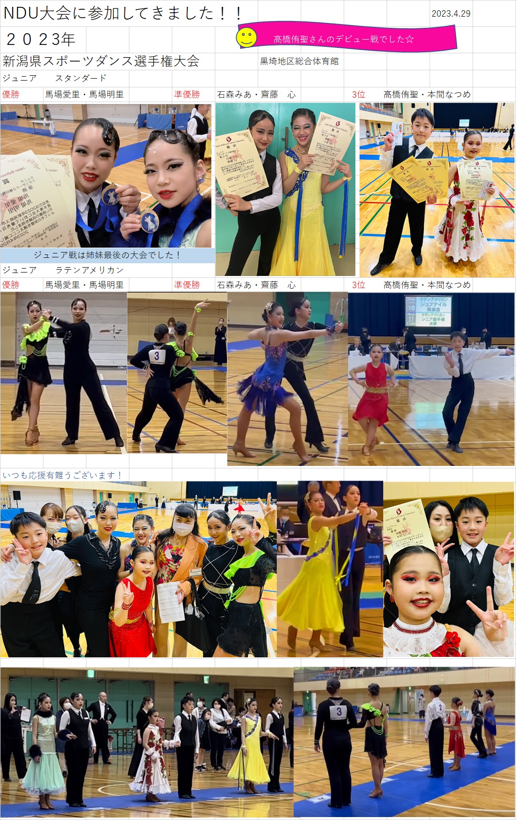 新潟県スポーツダンス大会